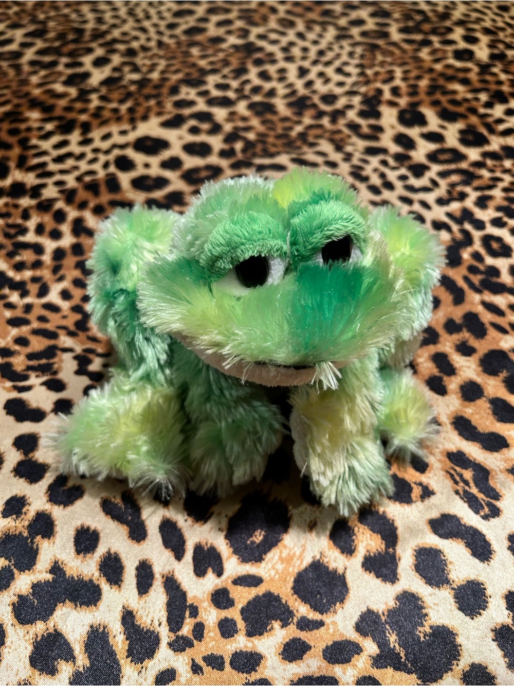 Ganz Webkinz Tie Dye Frog Plush/Stuffed Animal Toy. 12"  No Code
